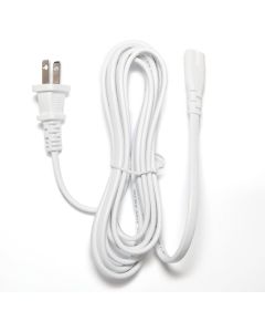 [UL Listed] OMNIHIL White 10 Feet Long AC Power Cord Compatible with HP Envy 6052